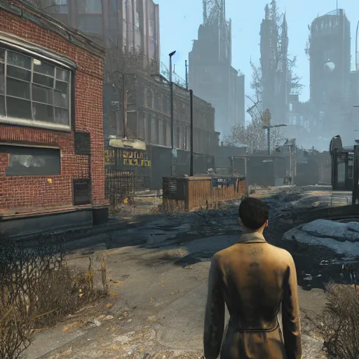 Prompt: Fallout 4 mod set in london