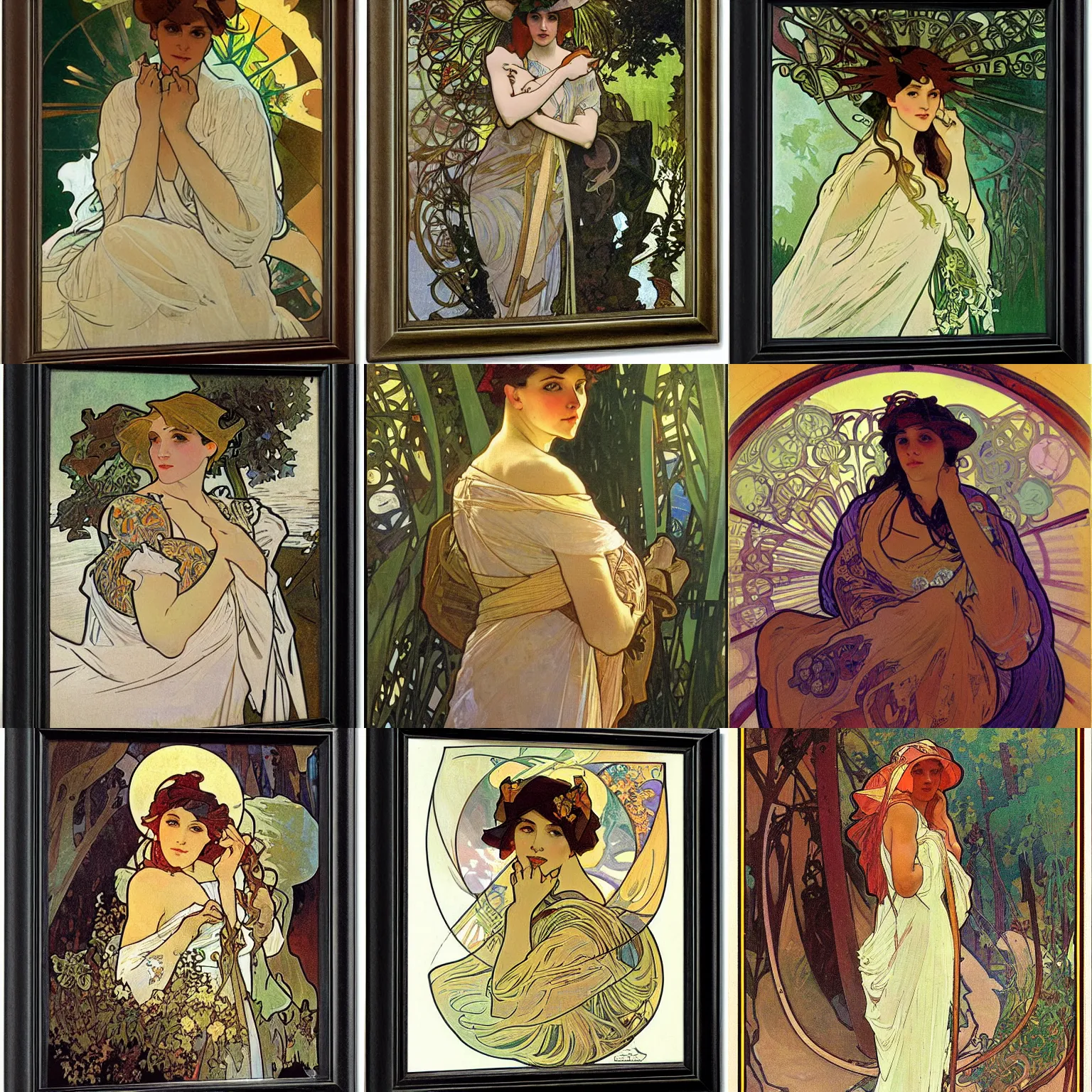 Prompt: a portrait of a character in a scenic environment by alphonse mucha