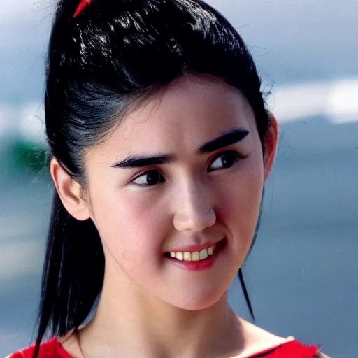 Image similar to face of young Chinese Jennifer Connelly