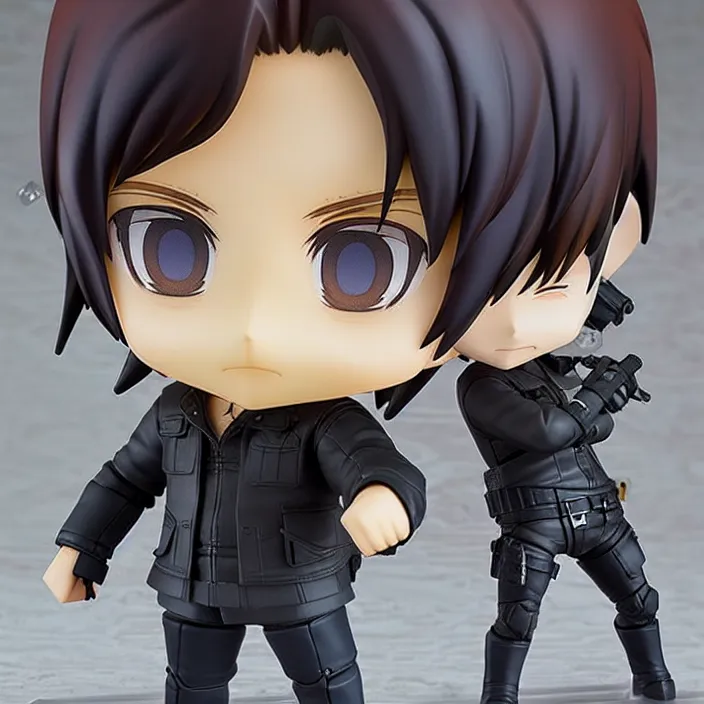 Prompt: norman reedus, an anime nendoroid of norman reedus, figurine, detailed product photo