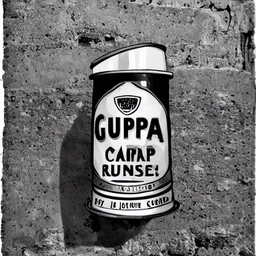 Prompt: cup can by giuseppe colarusso