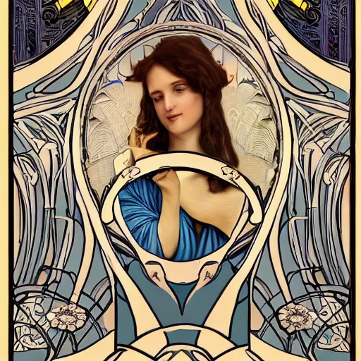 Prompt: birth of a new machine, 8 k, art nouveau