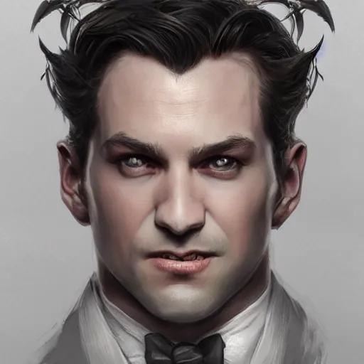 Image similar to a full body character concept art of the beast from the magicians tv show, intricate, elegant, digital painting, concept art, hyper realistic, illustration, smooth, sharp focus, finely detailed, in the style of artgerm and greg rutkowski and william adolfe bouguerea,