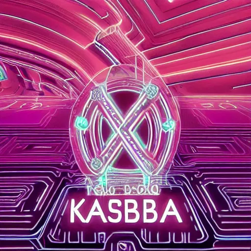 Image similar to kasabian album from the future neon