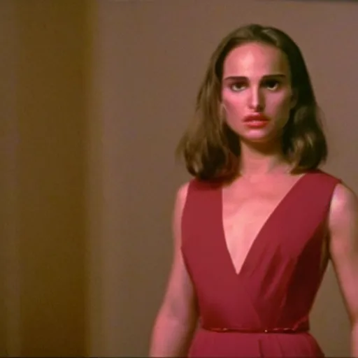 Prompt: a still of Natalie Portman in Twin Peaks (1990)