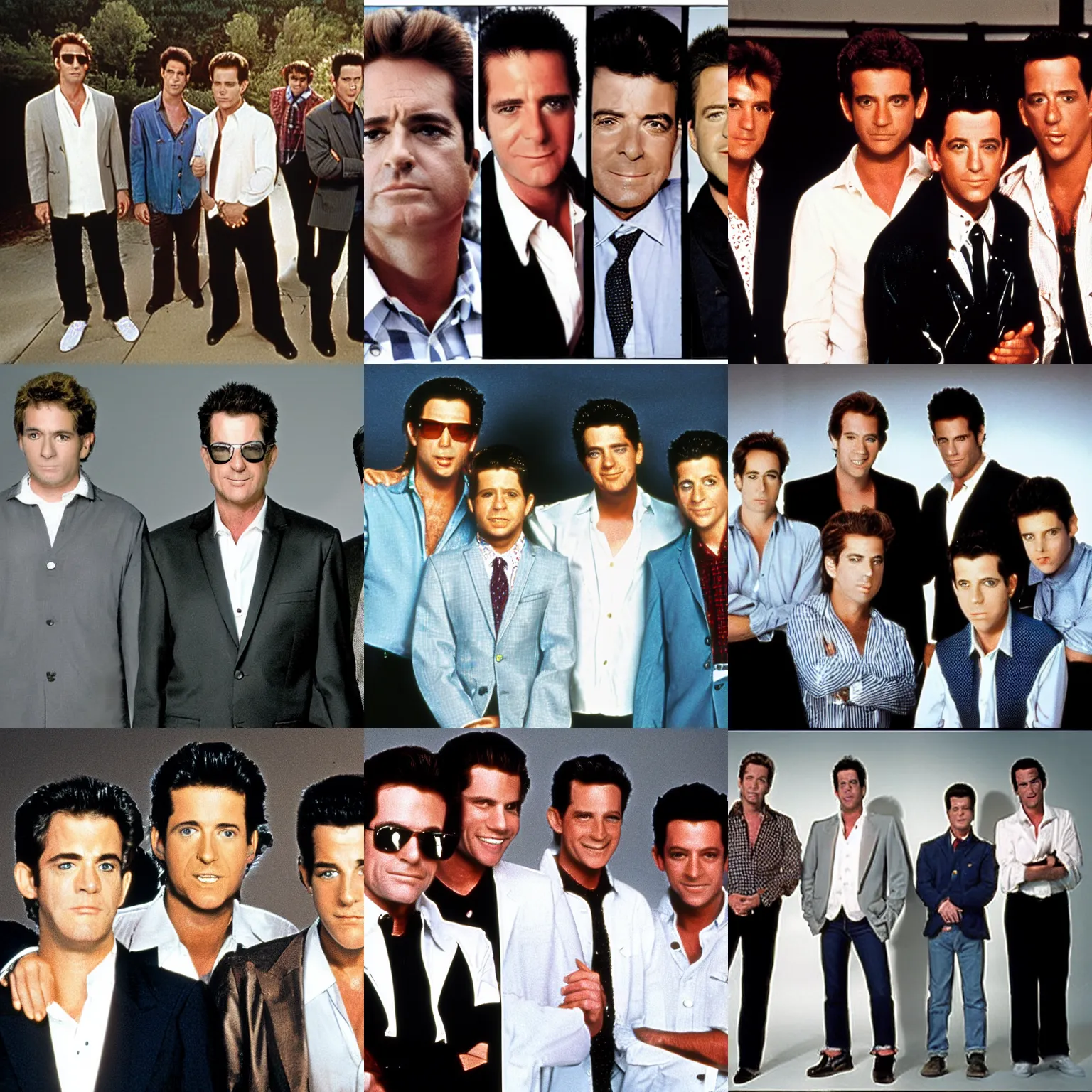 Prompt: huey lewis and the new kids on the block