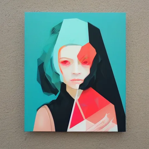 Prompt: Valarie Kay Painting by Sachin Teng, asymmetrical, Organic Painting , Matte Painting, geometric shapes, hard edges, graffiti, street art,:2 by Sachin Teng:4