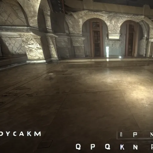 Image similar to quake e 1 m 1 unreal engine 5, ingame screenshot, hyper detail, realistic