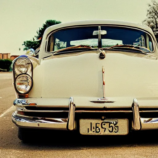 Image similar to low angle photo car in mid day by william egglestone, bokeh