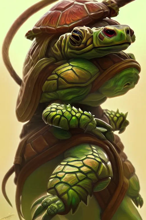 Image similar to tortle nature cleric, highly detailed, digital painting, artstation, sharp focus, illustration, art by tan zi and ayanamikodon and alphonse mucha and wlop