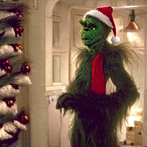 Image similar to A still of Danny Devito as the Grinch in How the Grinch Stole Christmas (2000)