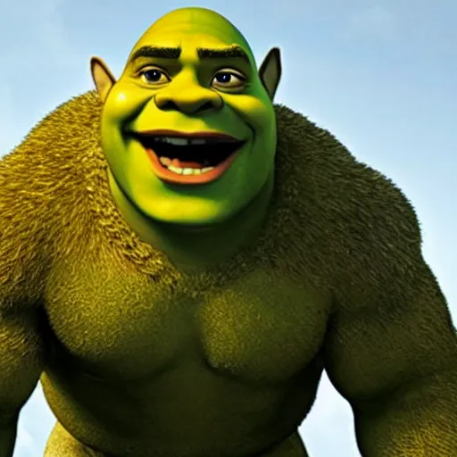 Shrek-Dwayne The Rock Johnson Hybrid, Stable Diffusion