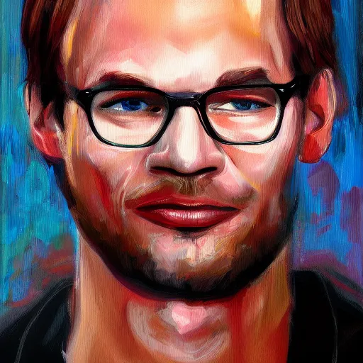 Image similar to jeffrey dahmer in euphoria series, oil painting, ultradetailed, digital painting, ultradetailed