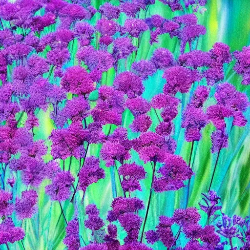 Image similar to Yarrow flower abstract art