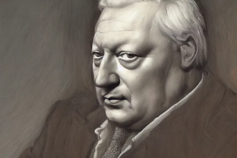 Image similar to Boris Yeltsin with valkyrees, by Leonardo DaVinci, reneissanse painting, intricate detail, artstation