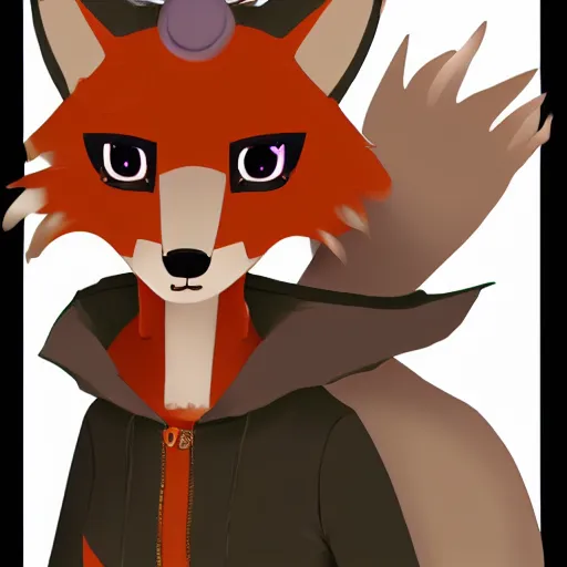 Image similar to an anthropomorphic fox, fursona!!!! trending on furaffinity, by kawacy, trending on artstation