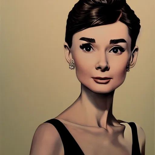 Image similar to a highly realistic, true to life portrait of audrey hepburn, sharp focus, by ilya kuvshinov, ruan jia, tom bagshaw, trending on artstation, cinematic lighting, hyper realism, octane render, 8 k, hyper