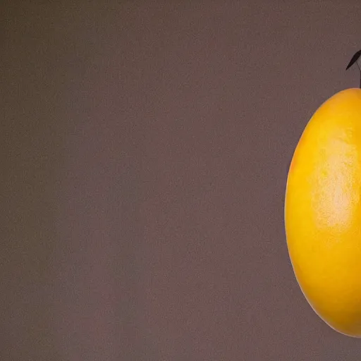 Image similar to photo of elon musk cosplaying as a mango fruit costume, highly detailed, extremely high quality, hd, 4 k, 8 k, professional photographer, 4 0 mp, lifelike, top - rated, award winning, cinematic, realistic, detailed lighting, detailed shadows, sharp, no blur, edited, corrected, trending