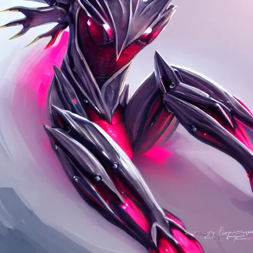 Prompt: very close up foot shot, detailed foot shot, hyperdetailed elegant beautiful stunning anthropomorphic hot mecha female dragon showing detailed sharp dragon claws close to camera, laying on beach, sharp claws, sharp silver armor, fuchsia skin, feet art, warframe destiny fanart, feet art, dragon feet, furaffinity, deviantart, octane, ekasportal