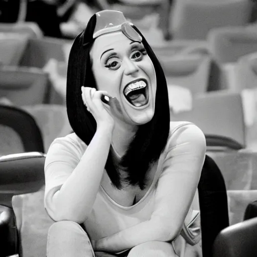 Image similar to katy perry laughs at your latest sitcom pitch. 3 5 mm