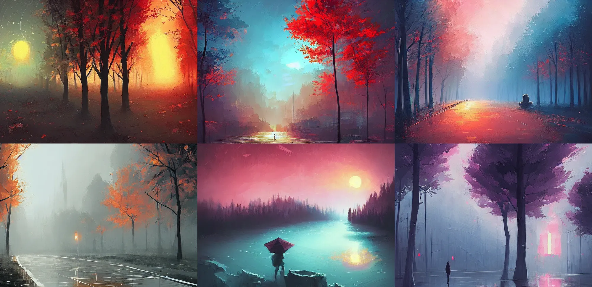 Prompt: fantasy art by Alena Aenami, muted colors