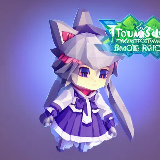 Prompt: ultra low poly modelling, clean graphics, isometric view, 1 6 bit colors, from touhou, made in rpg maker, fat chibi grey cat, volumetric lighting, fantasy, intricate, hyper realistic, by blizzard, warcraft 3, backlit