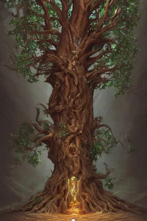 Prompt: a beautiful digital illustration painting of a detailed fantasy tree with a heart carved in the trunk by blair leighton and charlie bowater, 8 k resolution trending on artstation concept art digital illustration