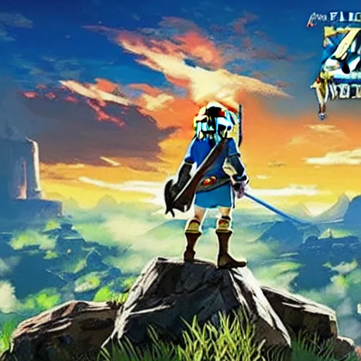 Prompt: The Legend of Zelda: Breath of the Wild