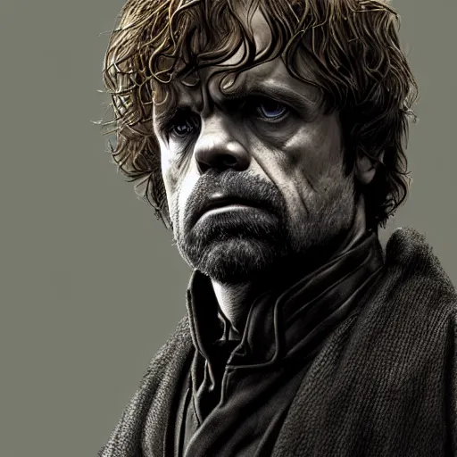 Image similar to tyrion lannister in blade runner, light stubble, digital art, photorealistoc, art by greg rutkowski, hyperdetailed, western comic style, comic, comic style, sharp lineart, professional lighting, deviantart, artstation, trevor henderson, rossdtaws, cinematic, dramatic