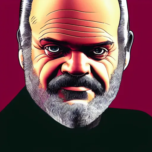 Image similar to corn man kelsey grammer retro minimalist portrait by jean giraud, moebius starwatcher comic, sharp, smooth face, 8 k