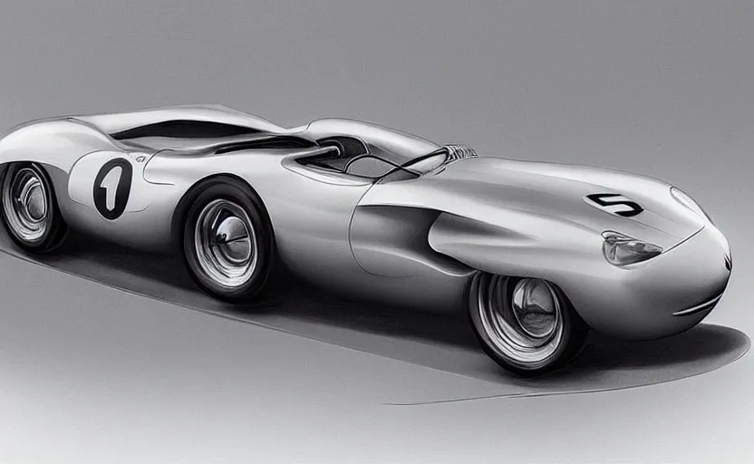 Image similar to “A 2025 Porsche 550 Spyder Concept, studio lighting”