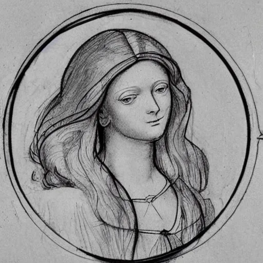 Prompt: leonardo davinci sketch of drawing of a human in a circle representing the golden ratio but it's barbie, plastic barbie doll