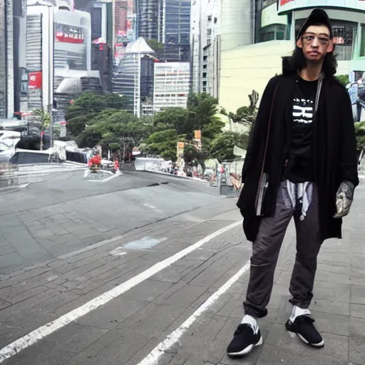 Image similar to gandalf hypebeast in hong kong