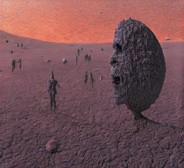 Prompt: moon made from thousands corpses of Nicolas Cage, gothic, surreal, Warhammer, colorful, highly detailed, artstation, digital art by zdislav beksinski and wayne barlowe