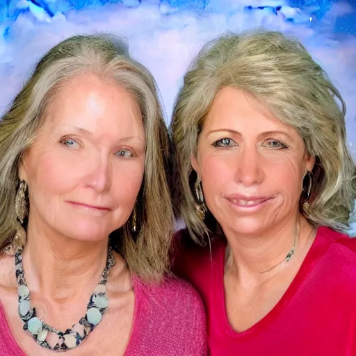 Image similar to stunning award winning hyperrealistic hdr 8 k highly detailed portrait photo of sherri and terri mackleberry as real humans