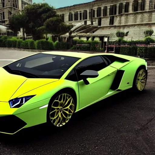 Image similar to Lamborghini, realistic, photo realistic