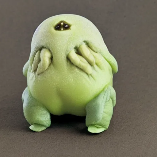 Image similar to a half pear half tardigrade
