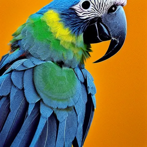 Prompt: hairy parrot