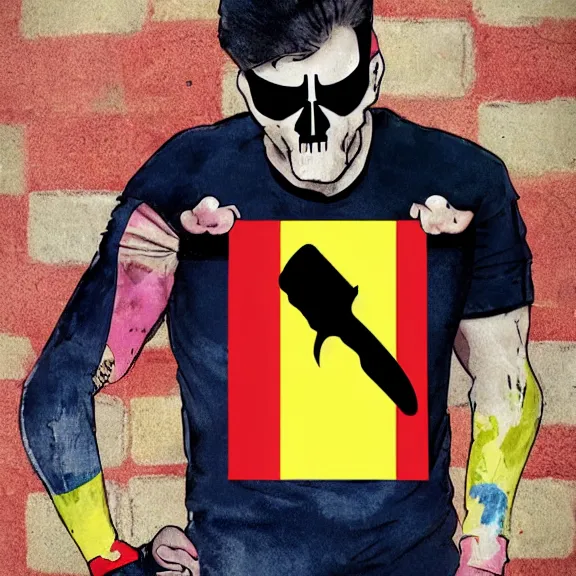 Prompt: pansexual flag punisher