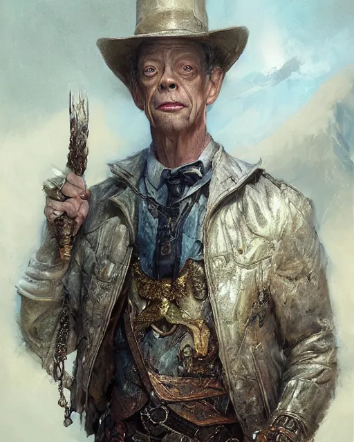 Image similar to portrait of don knotts, fantasy character portrait, ultra realistic, concept art, intricate details, highly detailed by greg rutkowski, gaston bussiere, craig mullins, simon bisley