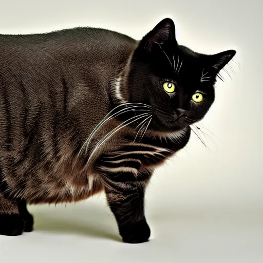 Image similar to a feline pig + cat + hybrid, animal photography