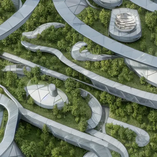 Image similar to futuristic buildings, city, in liberland