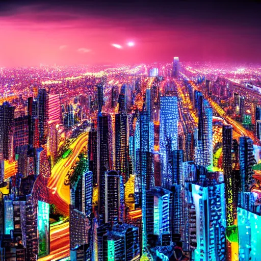 Prompt: urban futuristic city, 8 k resolution, award winning, colorful