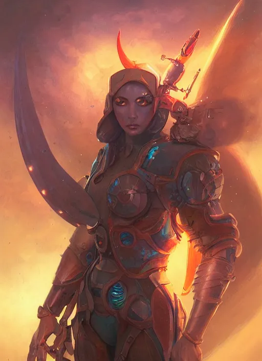 Prompt: hyper realistic photography portrait of medieval goldfish space paladin amazon cinematic, brom, moebius, peter mohrbacher, juan gimenez, james gurney, greg rutkowski comic cover artstation