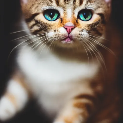 Prompt: photography of a cute cat