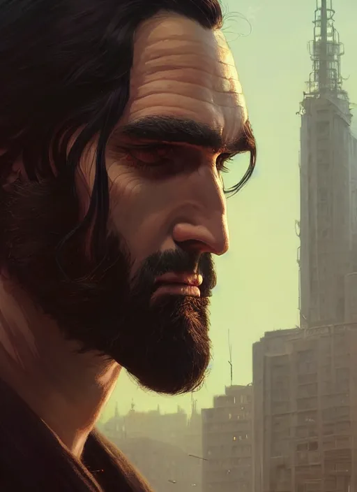 Prompt: highly detailed portrait of peter steele in gta v, stephen bliss, unreal engine, fantasy art by greg rutkowski, loish, rhads, ferdinand knab, makoto shinkai and lois van baarle, artgerm, pixar, ilya kuvshinov, rossdraws, tom bagshaw, global illumination, radiant light, detailed and intricate environment