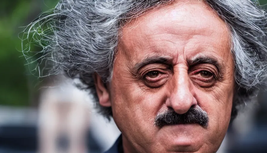 Image similar to hyper-realistic and anamorphic 2010s movie still close-up portrait of Giovanni Falcone, by Paolo Sorrentino, Leica SL2 50mm, beautiful color, high quality, high textured, detailed face