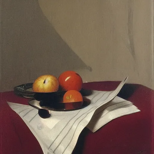 Prompt: still life with modern smartphone by evaristo baschenis