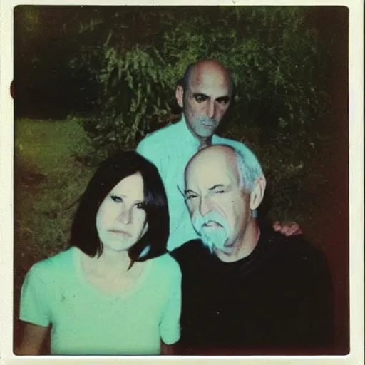 Image similar to found polaroid photo of trash humpers