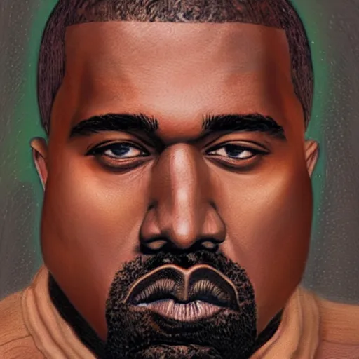 Image similar to Smiling Kanye West as a space soldier, close-up portrait art by Donato Giancola and James Gurney, digital art, trending on artstation